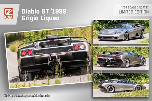 **Pre-order** DCM 1:64 diablo GT'S 1999 Diecast Model Car