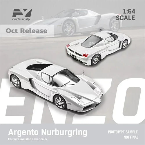 **Pre-Order** Findclassically FY 1:64 Enzo white limited500 Diecast Model Car