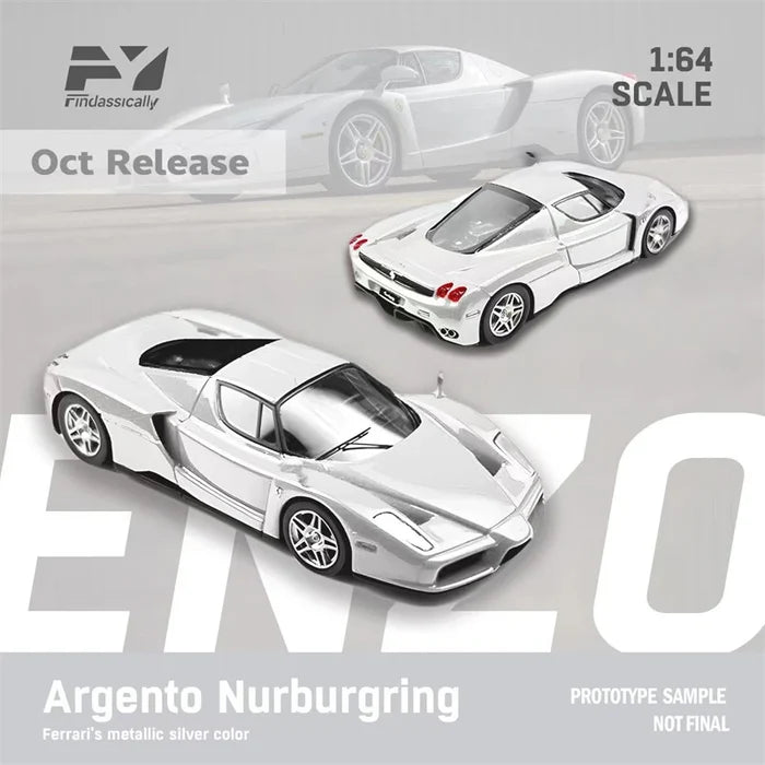 **Pre-Order** Findclassically FY 1:64 Enzo white limited500 Diecast Model Car