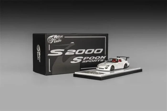 **Pre-Order** Micro Turbo 1:64 Spoon Sports S2000 Grand Prix White limited999 Diecast Model Car