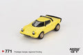 **Pre-Order** MINI GT 1:64 Lancia Stratos HF Stradale Giallo Fly LHD Diecast Model Car