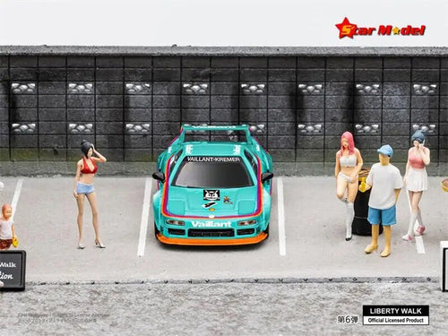 **Pre-order** Star Model 1:64 Liberty Walk NSX LBWK Green Vaillant #4 Diecast Model Car
