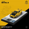 **Pre-Order** Time Micro 1:64 RX-7 Initial D yellow Limited999 Diecast Model Car