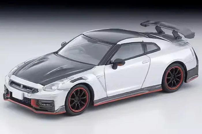 **Pre-Order**  TLV 1:64 GT-R Nismo Silver Black / Red Black Diecast Model Car