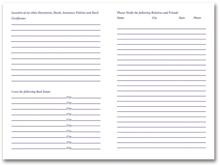 Preneed Information Book