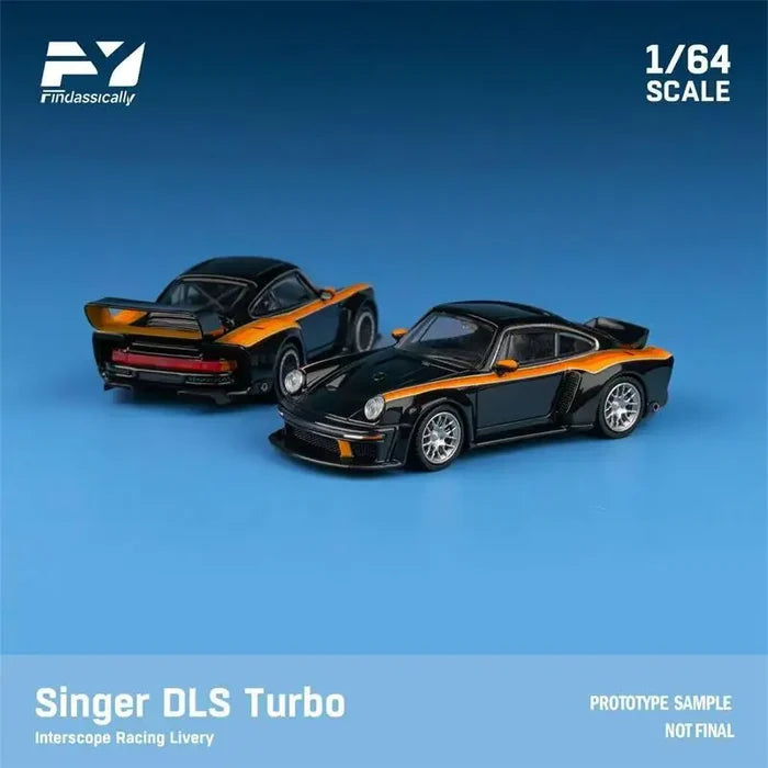 [PreSale] Findclassically 1:64 Singer DLS Turbo Track / Road Black limited500 Diecast Model Car