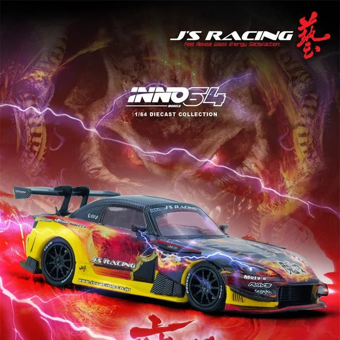 PreSale INNO64 1:64 S2000 J'S RACING (AP1) "MAOU" Collection Miniature DieCast Model Car