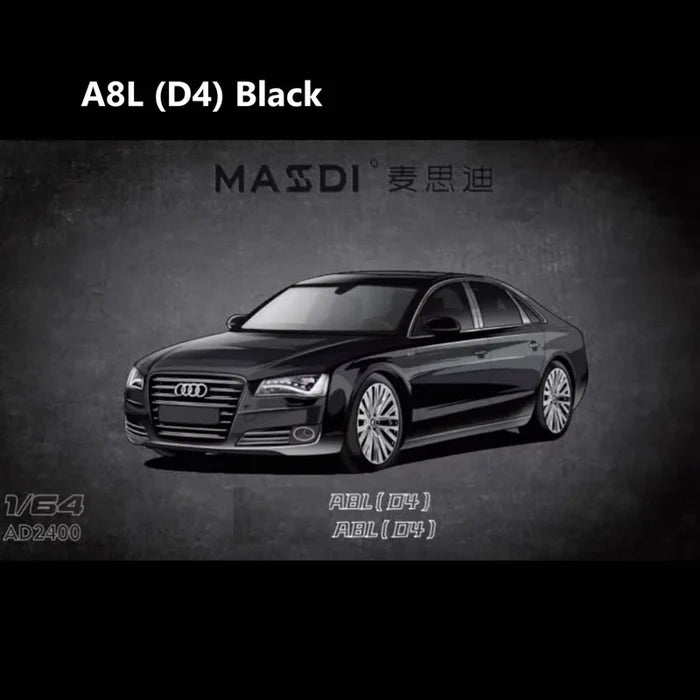[PreSale] MASDI 1:64 A8 D4 Range Rover 20  Diecast Model Car