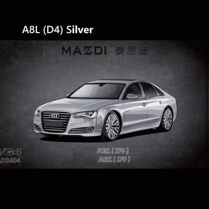 [PreSale] MASDI 1:64 A8 D4 Range Rover 20  Diecast Model Car
