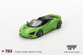 [PreSale]  MINI GT 1:64 750S Spider Mantis Green LHD Blister box Ver. Diecast Model Car