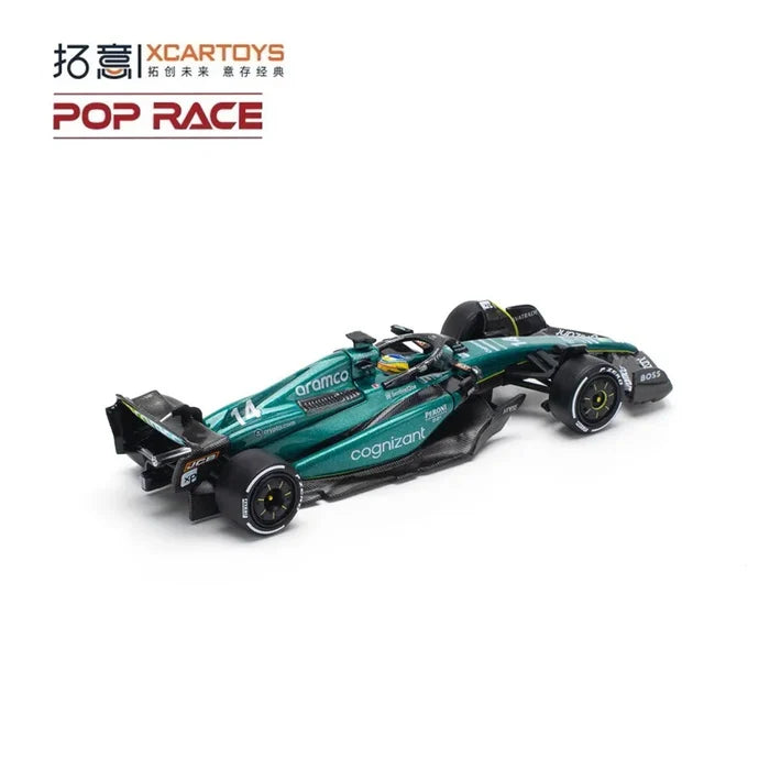 [PreSale] Xcartoys x POP RACE 1:64 2023 #14 F.ALONSO  AMR23 Green Diecast Model Car