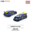 PreSale Xcartoys x Pop Race 1:64 PANDEM EG6 Blue Collection Miniature DieCast Model Car