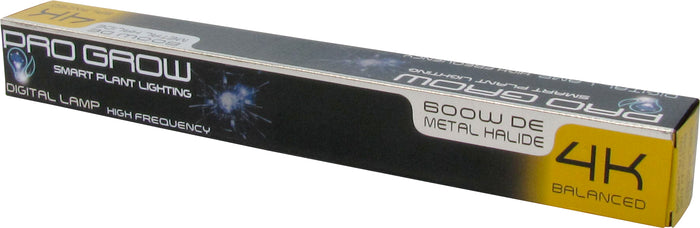 Pro Grow 600 W DE MH , 4, 6 Or 10k Lamp