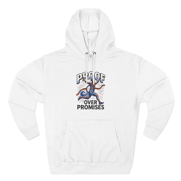 Proof Over Promises Hoodie — Retro Octopus Graphic Pullover