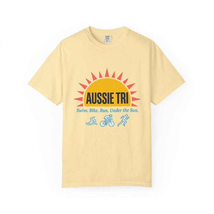 Proud Aussie Triathlete Bella+Canvas Unisex Tee — Swim Bike Run Aussie Triathlete Gear