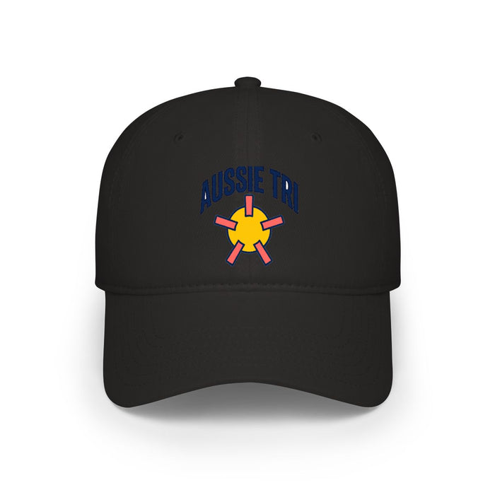 Proud Aussie Triathlete Low Profile Baseball Cap — Swim Bike Run Aussie Triathlete Gear