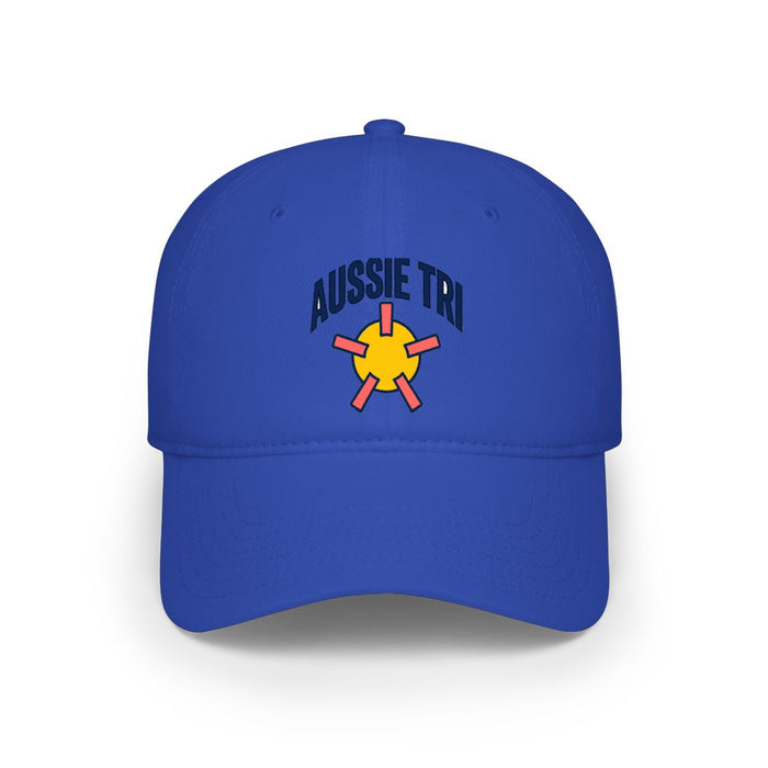 Proud Aussie Triathlete Low Profile Baseball Cap — Swim Bike Run Aussie Triathlete Gear