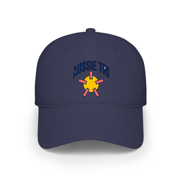 Proud Aussie Triathlete Low Profile Baseball Cap — Swim Bike Run Aussie Triathlete Gear