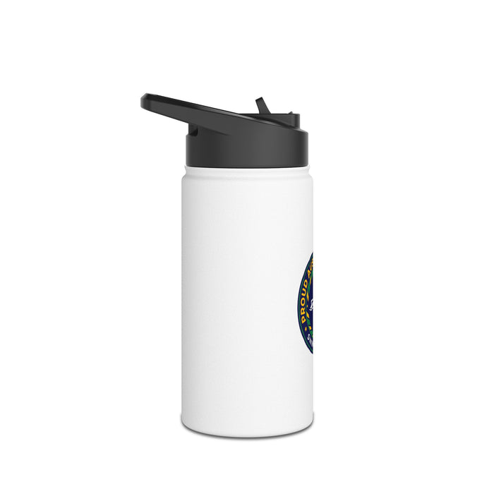 Proud Aussie Triathlete Stainless Steel Water Bottle — Swim Bike Run
