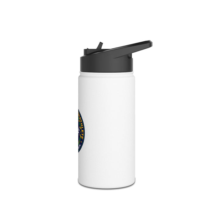 Proud Aussie Triathlete Stainless Steel Water Bottle — Swim Bike Run