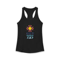 Proud Aussie Triathlete Women's Racerback Tank — Swim Bike Run Aussie Triathlete Gear