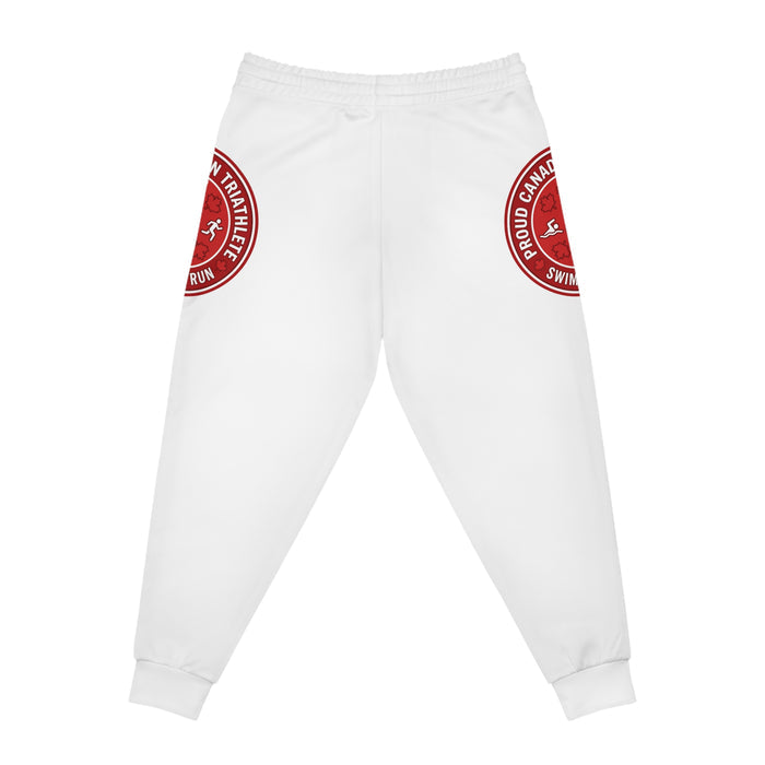 Proud Canadian Triathlete Athletic Joggers — Swim Bike Run Canadian