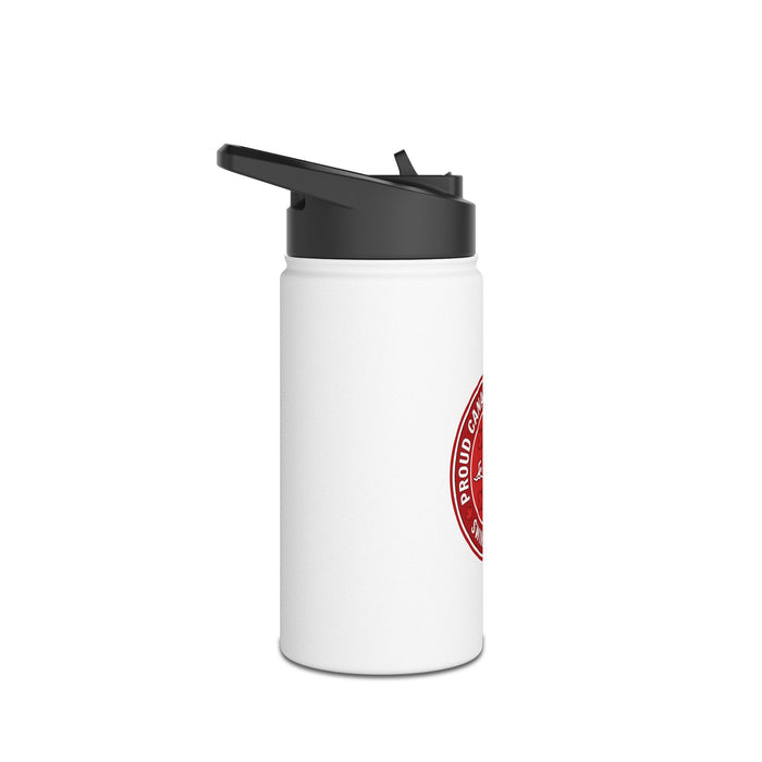 Proud Canadian Triathlete Stainless Steel Water Bottle — Swim Bike R