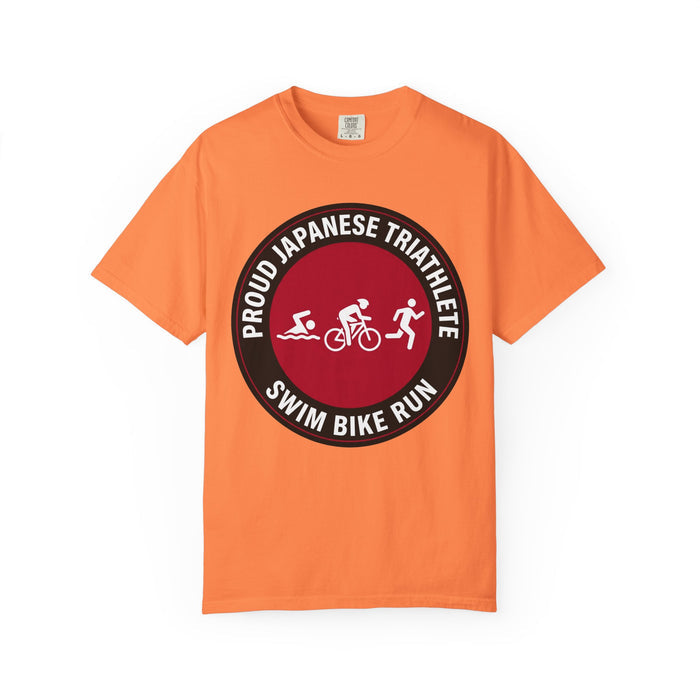 Proud Japanese Triathlete Bella+Canvas Unisex Tee — Swim Bike Run Ja