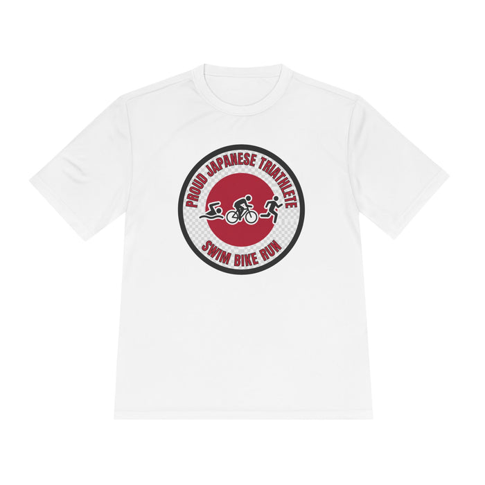 Proud Japanese Triathlete Moisture-Wicking Performance Tee — Swim Bi