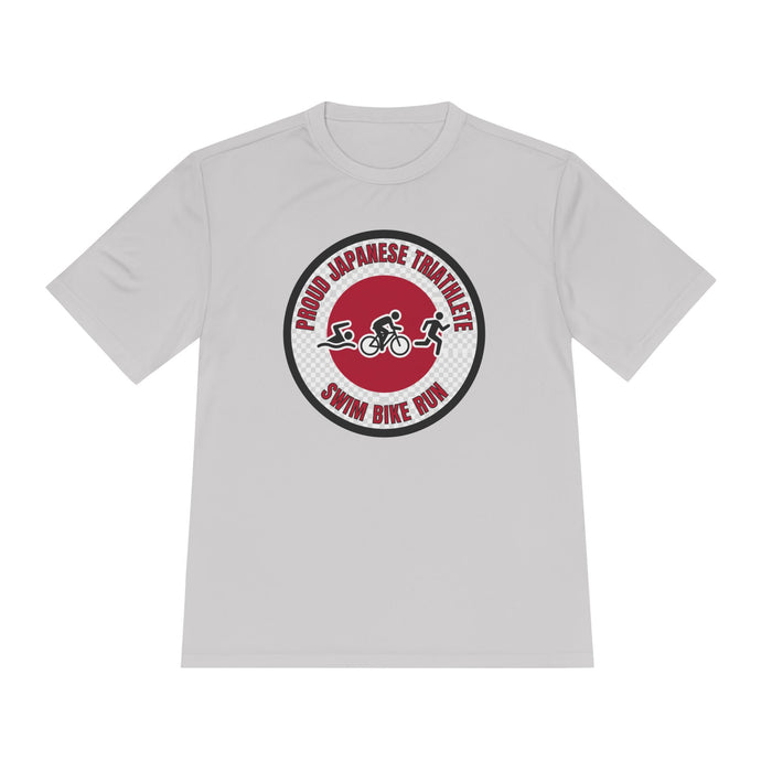Proud Japanese Triathlete Moisture-Wicking Performance Tee — Swim Bi