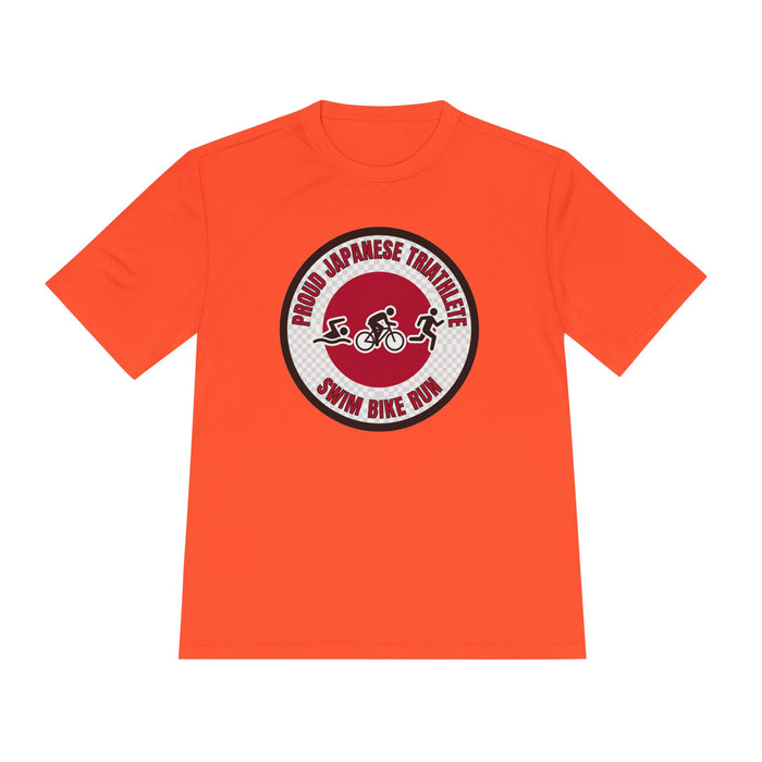 Proud Japanese Triathlete Moisture-Wicking Performance Tee — Swim Bi