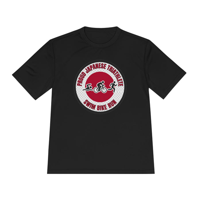 Proud Japanese Triathlete Moisture-Wicking Performance Tee — Swim Bi