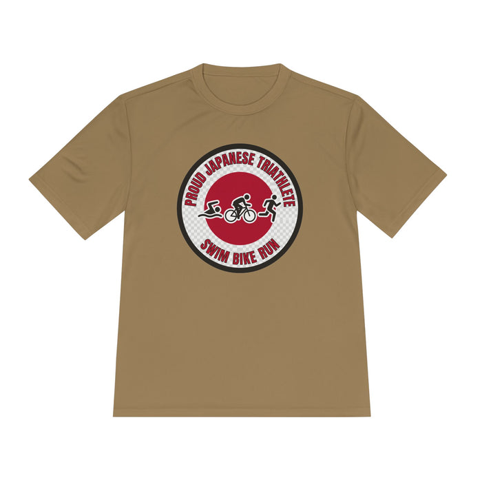 Proud Japanese Triathlete Moisture-Wicking Performance Tee — Swim Bi