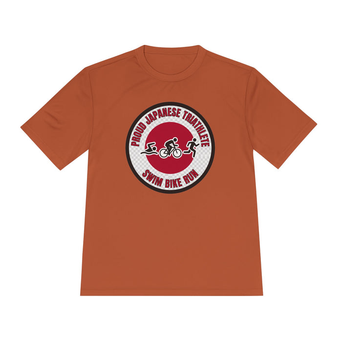 Proud Japanese Triathlete Moisture-Wicking Performance Tee — Swim Bi