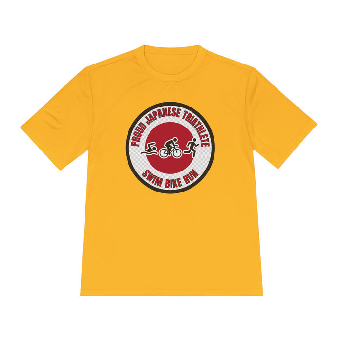 Proud Japanese Triathlete Moisture-Wicking Performance Tee — Swim Bi