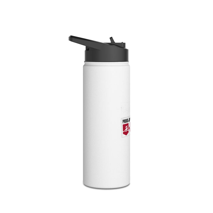Proud Japanese Triathlete Stainless Steel Water Bottle — Swim Bike R