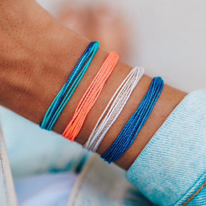 Puravida Original Solid Bracelet- Neon Blue