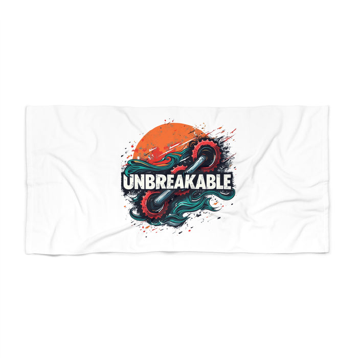 Quick-Dry Beach Towel with Infinity Wave Design - Home Decor