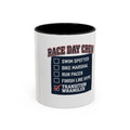 Race Day Crew Accent Mug — "Transition Wrangler" Coffee Cup