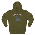 Race Day Crew Hoodie — Checklist Graphic Pullover for Motorsport Fans