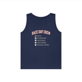 Race Day Crew Tank Top — Checklist Racing Shirt for Pit Crew & Track Fans