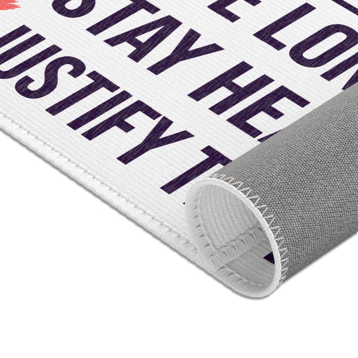 Reasons Why I Tri Transition Mat — "Justify the Bike" Funny Triathlon Area Rug