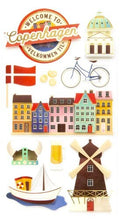 Recollections Copenhagen Dimensional Stickers - SCRAPBOOKFARE