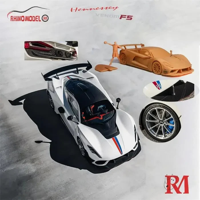 Rhino 1:64 Venom F5 Die-Cast Car Model Collection Miniature