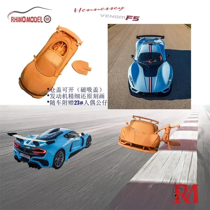 Rhino 1:64 Venom F5 Die-Cast Car Model Collection Miniature