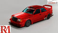Rhino Model RM 1:64 W124 Silver / Red Limited499 Diecast Model Car