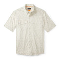 River Guide 2.0 Short Sleeve Western Shirt- Celadon/Snow Permit Kalamkari