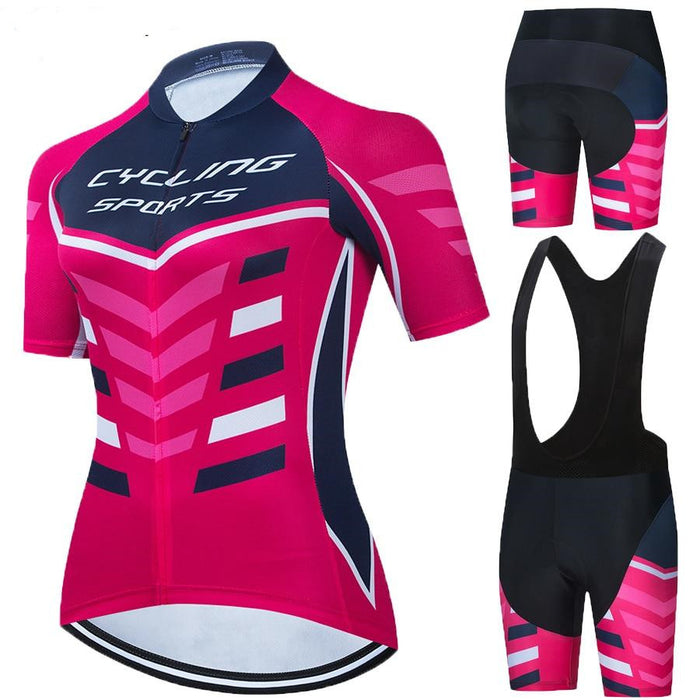 Rose Red Cycling Jersey XS-5XL - Accessories - detail view for triathlon