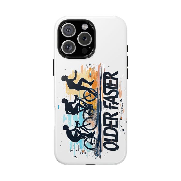 Rugged Cyclist Design Phone Case - alternate view