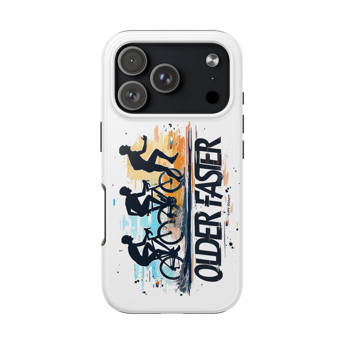 Rugged Cyclist Design Phone Case - size chart